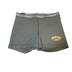 Under Armour Women’s SUNY Oswego Heat Gear Compression Shorts Gray Size Large